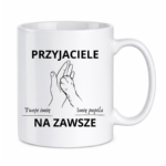 Kubek z dowolnymi imionami "Przyjaciele na zawsze"