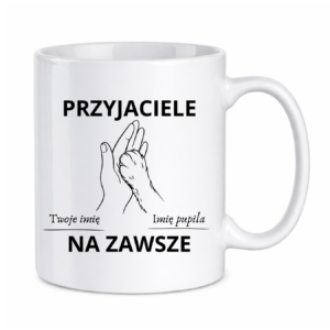 Kubek z dowolnymi imionami "Przyjaciele na zawsze"