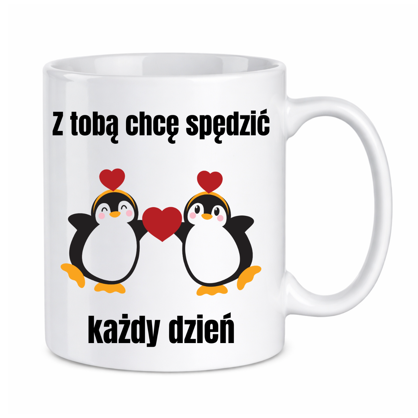 Kubek "Z tobą chcę spędzić każdy dzień"