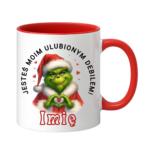 Kubek z dowolnym imieniem "Jesteś moim ulubionym debilem"