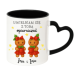 Kubek z dowolnymi imionami "Uwielbiam się z tobą opierniczać"