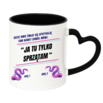 Kubek z dowolnymi imionami "Kiedy dwie żmije się spotykają"