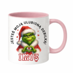 Kubek z dowolnym imieniem "Jesteś moją ulubioną debilką"