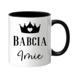 Kubek z dowolnym imieniem "Babcia"