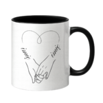 Kubek z dowolnymi imionami "Serce"