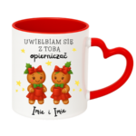 Kubek z dowolnymi imionami "Uwielbiam się z tobą opierniczać"