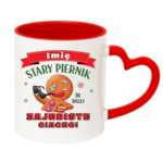 Kubek z dowolnym imieniem "Stary piernik"