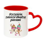 Kubek "Szczęścia chodzą parami"