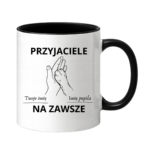 Kubek z dowolnymi imionami "Przyjaciele na zawsze"