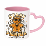 Kubek z dowolnym imieniem "Stary piernik...to też ciacho"