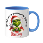 Kubek z dowolnym imieniem "Jesteś moim ulubionym debilem"
