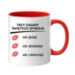 Kubek "Trzy zasady świętego spokoju"