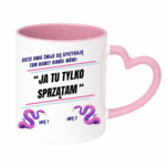 Kubek z dowolnymi imionami "Kiedy dwie żmije się spotykają"