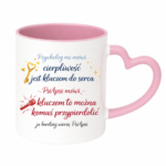 Kubek "Cierpliwość jest kluczem do serca"