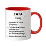 Kubek z dowolnym imieniem "Tata"