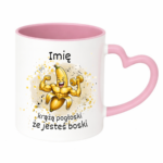 Kubek z dowolnym imieniem "Chodzą pogłoski, że jesteś boski"