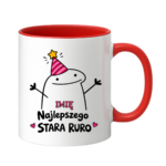 Kubek z dowolnym imieniem "Najlepszego stara ruro"