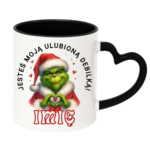 Kubek z dowolnym imieniem "Jesteś moją ulubioną debilką"