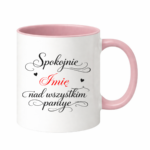 Kubek z dowolnym imieniem "Nad wszystkim panuje"