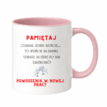 Kubek "Powodzenia w nowej pracy"