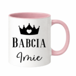 Kubek z dowolnym imieniem "Babcia"