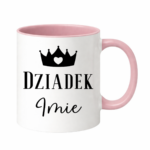Kubek z dowolnym imieniem "Dziadek"