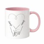 Kubek z dowolnymi imionami "Serce"