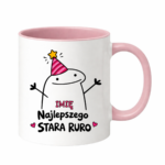 Kubek z dowolnym imieniem "Najlepszego stara ruro"