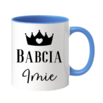 Kubek z dowolnym imieniem "Babcia"