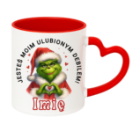 Kubek z dowolnym imieniem "Jesteś moim ulubionym debilem"