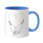 Kubek z dowolnymi imionami "Serce"