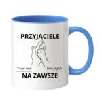 Kubek z dowolnymi imionami "Przyjaciele na zawsze"