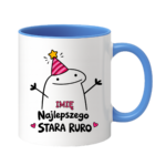 Kubek z dowolnym imieniem "Najlepszego stara ruro"
