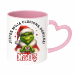 Kubek z dowolnym imieniem "Jesteś moją ulubioną debilką"