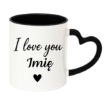 Kubek z dowolnym imieniem "I love you"