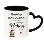 Kubek z dowolnym imieniem "Najsłodsza babeczka na świecie"