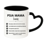 Kubek z dowolnym imieniem "Psia mama"