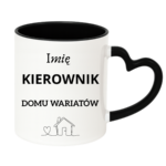 Kubek z dowolnym imieniem "Kierownik domu wariatów"