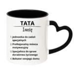 Kubek z dowolnym imieniem "Tata"