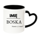 Kubek z dowolnym imieniem "Boska nawet o 7 rano !"