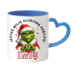 Kubek z dowolnym imieniem "Jesteś moją ulubioną debilką"