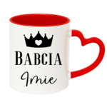Kubek z dowolnym imieniem "Babcia"