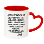 Kubek z dowolnym imieniem "to jestem ja"