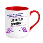 Kubek z dowolnymi imionami "Kiedy dwie żmije się spotykają"