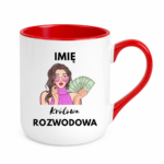 Kubek z dowolnym imieniem "Królowa rozwodowa"