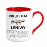 Kubek "Nie jestem leniwy"