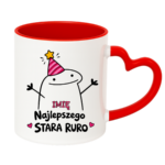 Kubek z dowolnym imieniem "Najlepszego stara ruro"