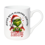 Kubek z dowolnym imieniem "Jesteś moją ulubioną debilką"