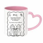 Kubek z dowolnym imieniem "Czy zostaniesz moją świadkową?"