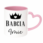 Kubek z dowolnym imieniem "Babcia"